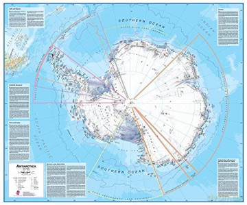 Antarctica flat lam. map mi Scale: 1/7M [KSIĄŻKA]