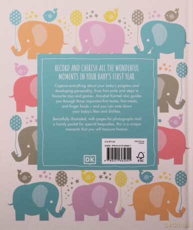 Baby's First Year Journal: A Keepsake of Milestone Moments (Baby Record Books) - Annabel Karmel [KSIĄŻKA]