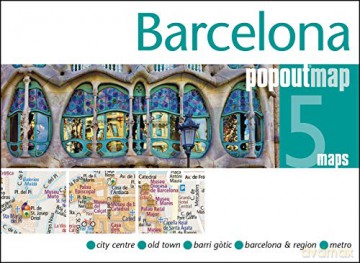 Barcelona PopOut Map: Popout Double [KSIĄŻKA]