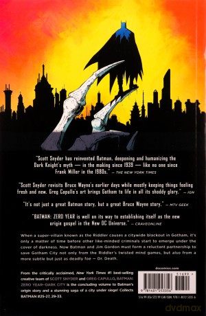 Batman Volume 5: Zero Year - Dark City TP (The New 52): 05 (Batman (DC Comics Paperback)) - Scott Snyder [KOMIKS]
