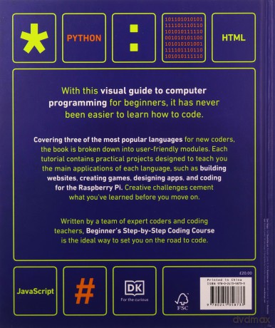 Beginner's Step-by-Step Coding Course: Learn Computer Programming the Easy Way [KSIĄŻKA]