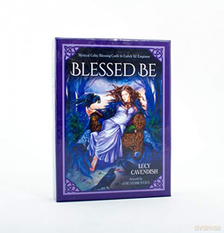 Blessed Be: Mystical Celtic Blessings to Enrich and Empower - 46 Cards and 140 page guidebook - Lucy Cavendish [KSIĄŻKA]