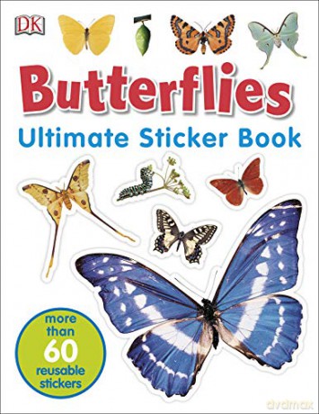 Butterflies Ultimate Sticker Book (Ultimate Stickers) [KSIĄŻKA]