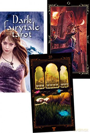 Dark Fairytale Tarot: 78 full colour cards and instruction booklet - Raffaele De Angelis [KSIĄŻKA]