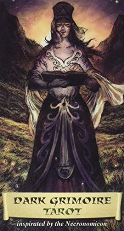 Dark Grimoire Tarot: Inspired by the Necronomicon - Pietro Alligo [KSIĄŻKA]