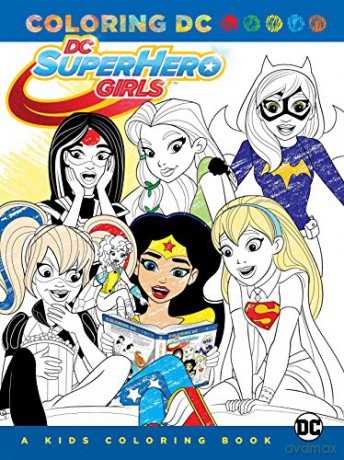 DC Super Hero Girls A Kids Coloring Book TP [KOMIKS]