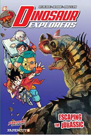 Dinosaur Explorers #6: Escaping the Jurassic - Albbie Redcode [KSIĄŻKA]