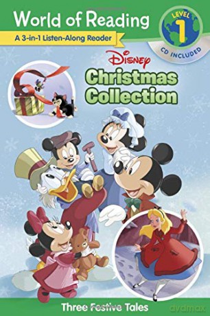 Disney Christmas Collection 3-In-1 Listen-Along Reader: Three Festive Tales (World of Reading) [KSIĄŻKA]