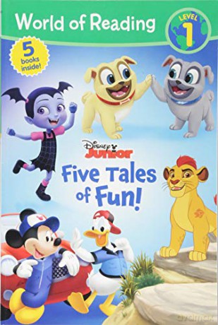 Disney Junior: Five Tales of Fun! (World of Reading) [KSIĄŻKA]