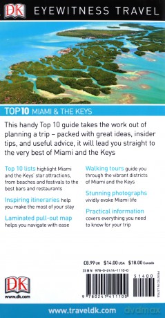 DK Eyewitness Top 10 Miami and the Keys (Pocket Travel Guide) [KSIĄŻKA]