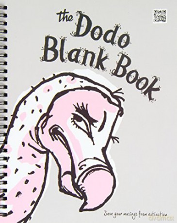 Dodo Blank Book (Dodo Pad): Notebook for artists, doodlers, note-takers made with high quality 100gsm paper suitable for fountain pen. Saving your musings from extinction. - Rebecca Jay [KSIĄŻKA]