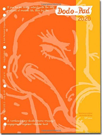 Dodo Pad A4/USA Letter/Filofax-Compatible 2020 Diary Refill, Week to View Diary (for 2/3/4 ring binders): A Diary-Doodle-Message-Engagement-Organiser with room for up to 5 people's activities - Naomi McBride [KSIĄŻKA]