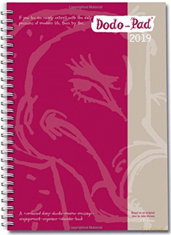 Dodo Pad A5 Diary 2019 - Calendar Year Week to View Diary (Special Purchase): A Diary-Doodle-Memo-Message-Engagement-Organiser-Calendar-Book with room for up to 5 people's appointments/activities - Naomi McBride [KSIĄŻKA]