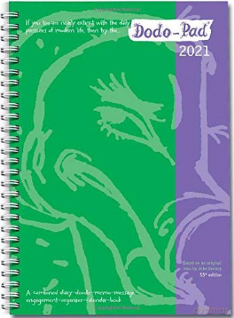 Dodo Pad A5 Diary 2021 - Calendar Year Week to View Diary (Special Purchase): A Diary-Doodle-Memo-Message-Engagement-Organiser-Calendar-Book with room for up to 5 people's appointments/activities - Naomi McBride [KSIĄŻKA]