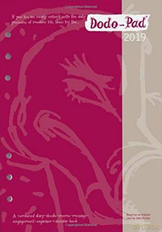 Dodo Pad Filofax-Compatible 2019 A5 Refill Diary - Week to View Calendar Year: A Combined Family Diary-Doodle-Message-Engagement-Organiser with room for up to 5 people's appointments/activities - Naomi McBride [KSIĄŻKA]