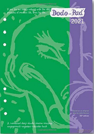 Dodo Pad Filofax-Compatible 2021 A5 Refill Diary - Week to View Calendar Year: A Combined Family Diary-Doodle-Message-Engagement-Organiser with room for up to 5 people's appointments/activities - Naomi McBride [KSIĄŻKA]