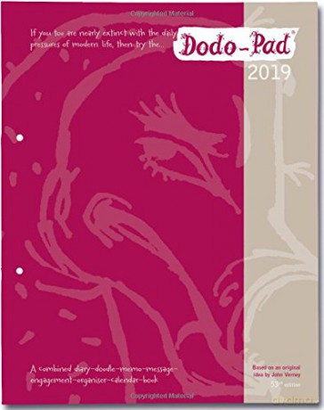 Dodo Pad LOOSE-LEAF Desk Diary 2019 - Week to View Calendar Year Diary: A Family Diary-Doodle-Memo-Message-Engagement-Organiser-Calendar-Book with room for up to 5 people's appointments/activities - Naomi McBride [KSIĄŻKA]