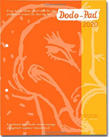 Dodo Pad LOOSE-LEAF Desk Diary 2020 - Week to View Calendar Year Diary: A Family Diary-Doodle-Memo-Message-Engagement-Organiser-Calendar-Book with room for up to 5 people's appointments/activities - Naomi McBride [KSIĄŻKA]