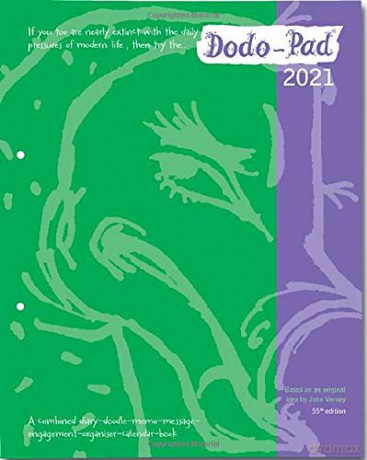 Dodo Pad LOOSE-LEAF Desk Diary 2021 - Week to View Calendar Year Diary: A Family Diary-Doodle-Memo-Message-Engagement-Organiser-Calendar-Book with room for up to 5 people's appointments/activities - Naomi McBride [KSIĄŻKA]