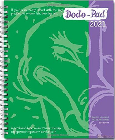 Dodo Pad Original Desk Diary 2021 - Week to View Calendar Year Diary: A Family Diary-Doodle-Memo-Message-Engagement-Organiser-Calendar-Book with room for up to 5 people's appointments/activities - Naomi McBride [KSIĄŻKA]