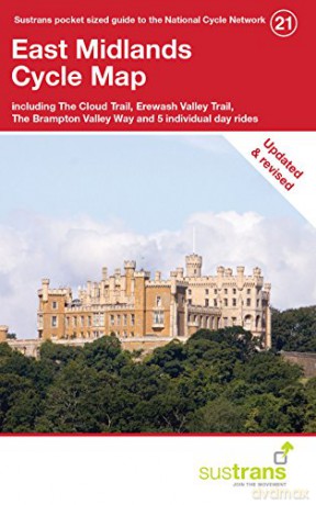 East Midlands Cycle Map (National Cycle Network Route Maps) - Sustrans, CycleCity [KSIĄŻKA]