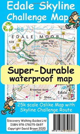 Edale Skyline Challenge Map - David Brawn [KSIĄŻKA]
