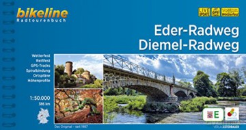 Eder - Radweg Diemel - Radweg GPS wp: 370 km [KSIĄŻKA]