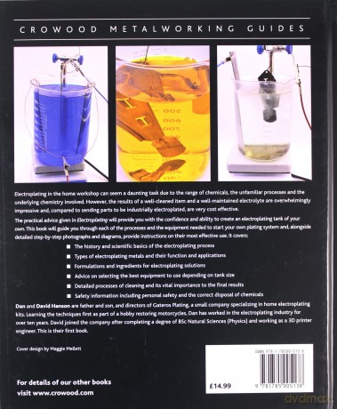 Electroplating (Crowood Metalworking Guides) - Dan Hanson [KSIĄŻKA]