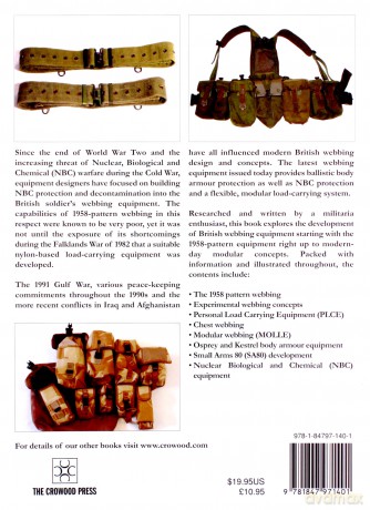 EM35 Modern British Webbing Equipment: Europa Militaria Series - Simon Howlett [KSIĄŻKA]