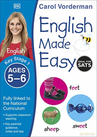 English Made Easy Ages 5-6 Key Stage 1 (Made Easy Workbooks) - Carol Vorderman [KSIĄŻKA]