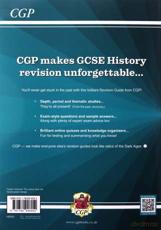 GCSE History Edexcel Revision Guide - for the Grade 9-1 Course: perfect for home learning and 2021 assessments (CGP GCSE History 9-1 Revision) [KSIĄŻKA]
