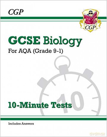 Grade 9-1 GCSE Biology: AQA 10-Minute Tests (with answers): perfect for home learning and 2021 assessments (CGP GCSE Biology 9-1 Revision) [KSIĄŻKA]