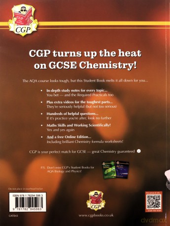 Grade 9-1 GCSE Chemistry for AQA: Student Book with Online Edition: unbeatable revision for mocks and exams in 2021 and 2022 (CGP GCSE Chemistry 9-1 Revision) [KSIĄŻKA]