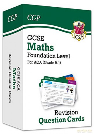 Grade 9-1 GCSE Maths AQA Revision Question Cards - Foundation (CGP GCSE Maths 9-1 Revision) [KSIĄŻKA]