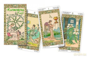 Harmonious Tarot: 78 full colour cards and instructions - Walter Crane [KSIĄŻKA]