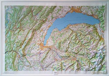 Haut-Jura - Leman Relief 2015 (Relief Map) [KSIĄŻKA]
