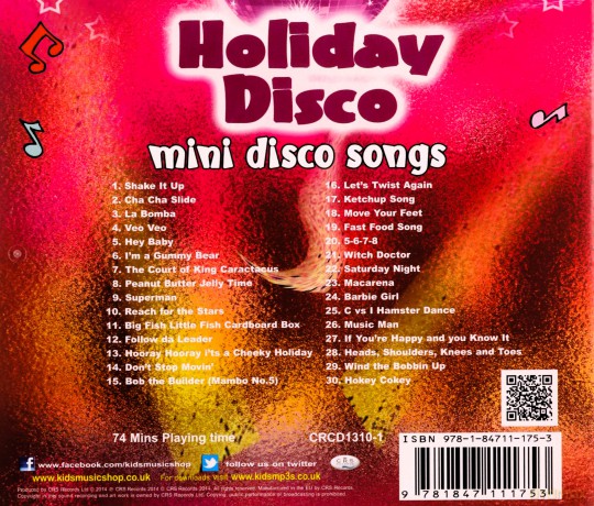 Holiday Disco: 30 favourite mini disco songs - Kids Now [CD]