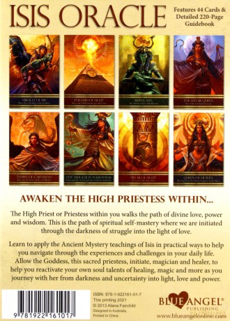 Isis Oracle: 44 Full Colour Oracle Cards - Alana Fairchild [KSIĄŻKA]