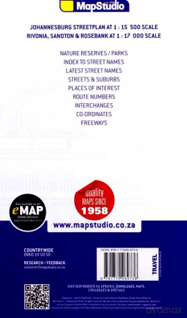 Johannesburg pocket map [KSIĄŻKA]