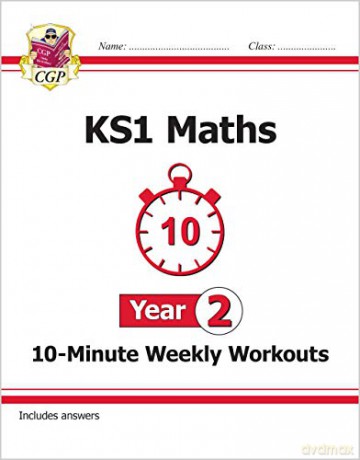 KS1 Maths 10-Minute Weekly Workouts - Year 2: perfect for catch-up and home learning (CGP KS1 Maths) [KSIĄŻKA]