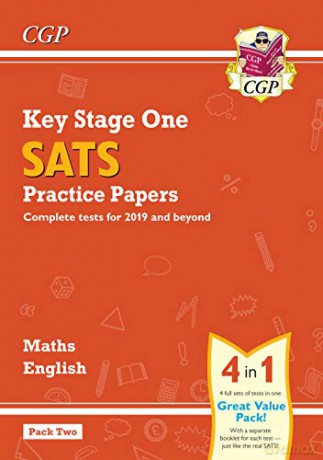 KS1 Maths and English SATS Practice Papers Pack - Pack 2: superb for learning at home (CGP KS1 SATs Practice Papers) [KSIĄŻKA]