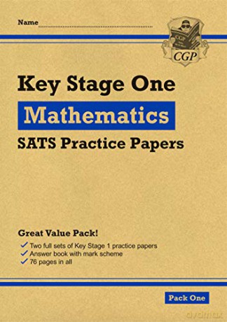 KS1 Maths SATS Practice Papers: Pack 1: ideal for home learning (CGP KS1 SATs Practice Papers) [KSIĄŻKA]