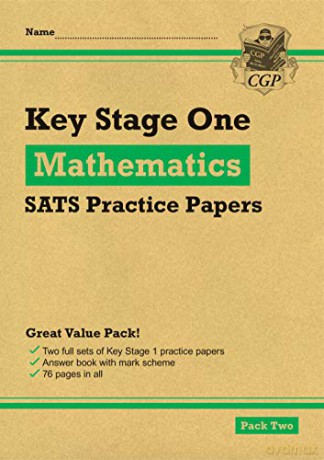 KS1 Maths SATS Practice Papers: Pack 2: ideal for home learning (CGP KS1 SATs Practice Papers) [KSIĄŻKA]