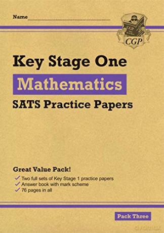 KS1 Maths SATS Practice Papers: Pack 3: superb for learning at home (CGP KS1 SATs Practice Papers) [KSIĄŻKA]