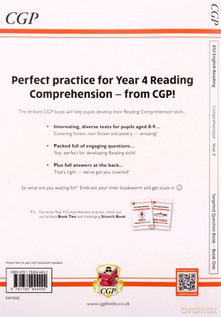 KS2 English Targeted Question Book: Year 4 Comprehension - Book 1: superb for learning at home (CGP KS2 English) [KSIĄŻKA]