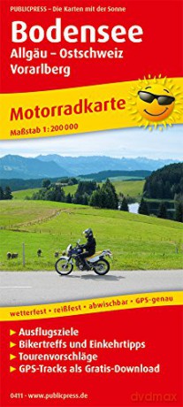 Lake Constance Allgu Switzerland East Mo: Mit Ausflugszielen, Bikertreffs und Einkehrtipps sowie Tourenvorschlägen [KSIĄŻKA]