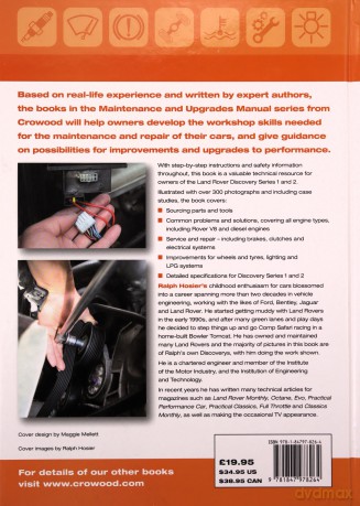 Land Rover Discovery Maintenance and Upgrades Manual, Series 1 and 2 - Ralph Hosier [KSIĄŻKA]