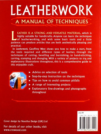 Leatherwork: A Manual of Techniques - Geoffrey West [KSIĄŻKA]