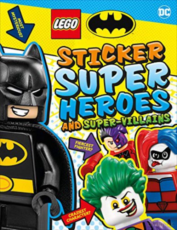 LEGO Batman Sticker Super Heroes and Super-Villains (Lego Sticker Books) [KSIĄŻKA]