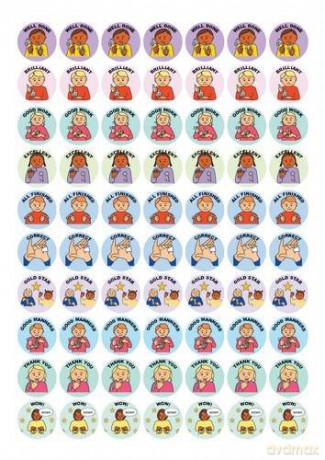 Let's Sign BSL Merit Stickers - Cath Smith [KSIĄŻKA]
